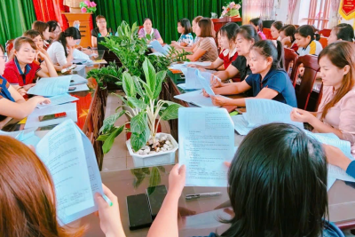 Bồi dưỡng chuyên môn cho cán bộ, giáo viên nhân viên Trường Mầm non Nam Điền – Hành trang vững vàng cho năm học mới 2025-2026