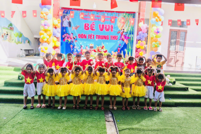 Chương trình Bé Vui đón Tết Trung Thu 2025 của các bé Trường Mầm non Nam Điền