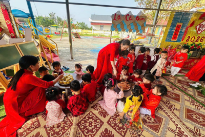 Hội Chợ Xuân Bính Ngọ 2026 – Nơi Gói Trọn Yêu Thương Và Trải Nghiệm Cho Trẻ Của Cô Và Trò Trường Mầm Non Nam Điền